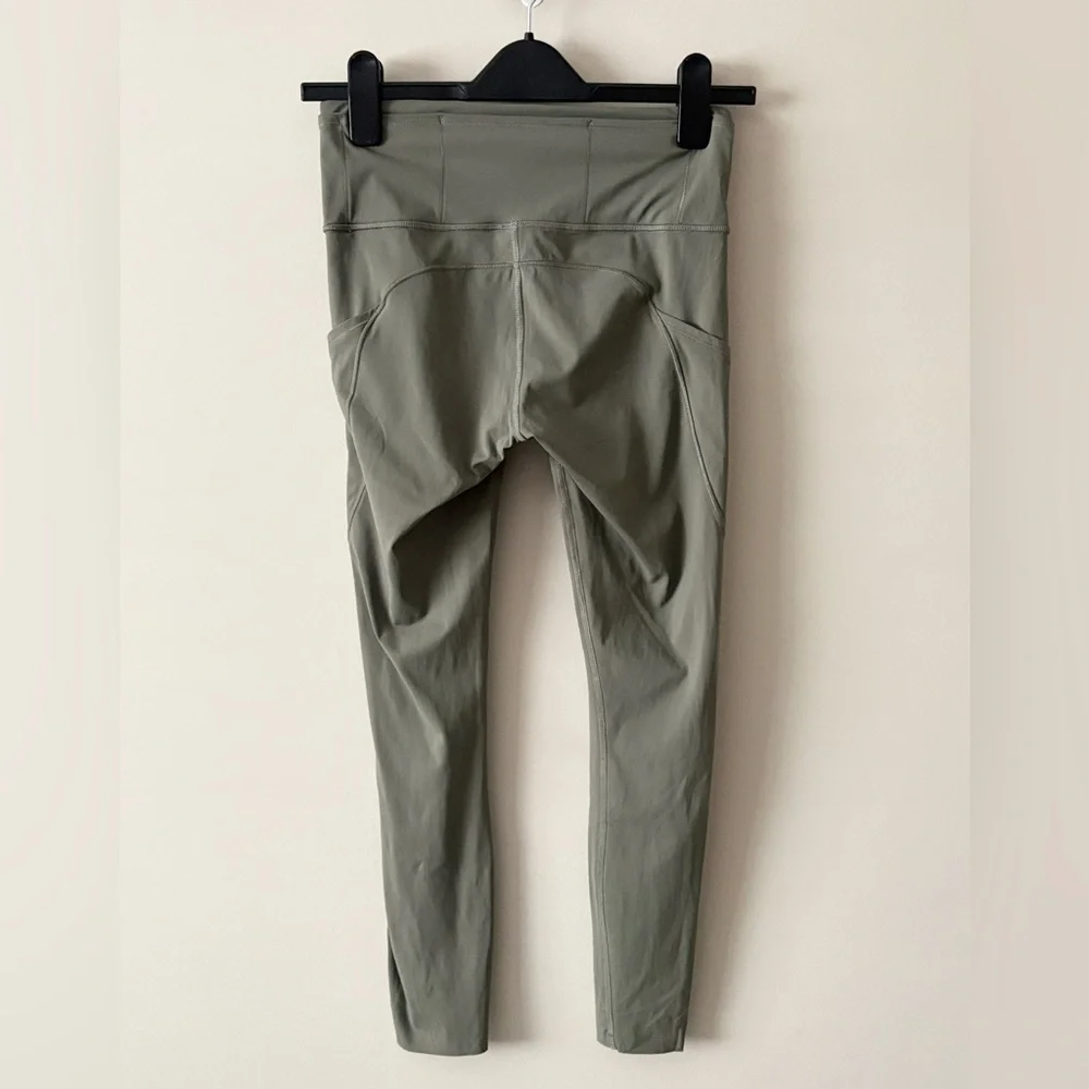 Lululemon Base Pace High-Rise Pocket Tight 25” – Dark Olive – Size 6 - Picture 3 of 6